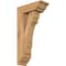 Ekena Millwork Olympic Traditional Smooth Bracket w/ Offset Brace, Western Red Cedar, 5 1/2"W x 14"D x 26"H BKT0604X14X26OLY01SWR - alternate 1